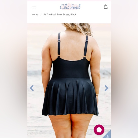 Chic Soul Swim Dress: At the pool swim dress - Picture 3 of 4